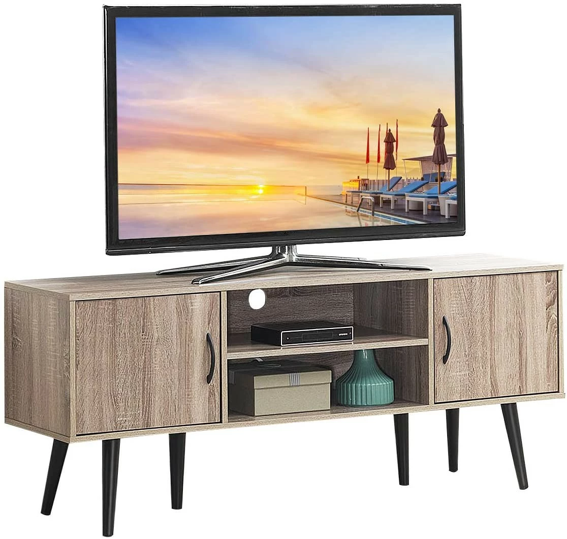 Costway TV-Ständer Fernsehschrank Holz 3 Costway TV-Ständer Fernsehschrank Holz