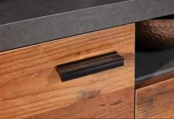 Ebuy24 Mood TV Möbel - Mood TV Möbel 2 Türen, 2 Schubladen, 4 Offene Fächer, 2 Klappen Eiche Dekor, Old Wood Dekor. -Kommoden Verkäufe 2023 013ef0be242645a8810201147e84549d