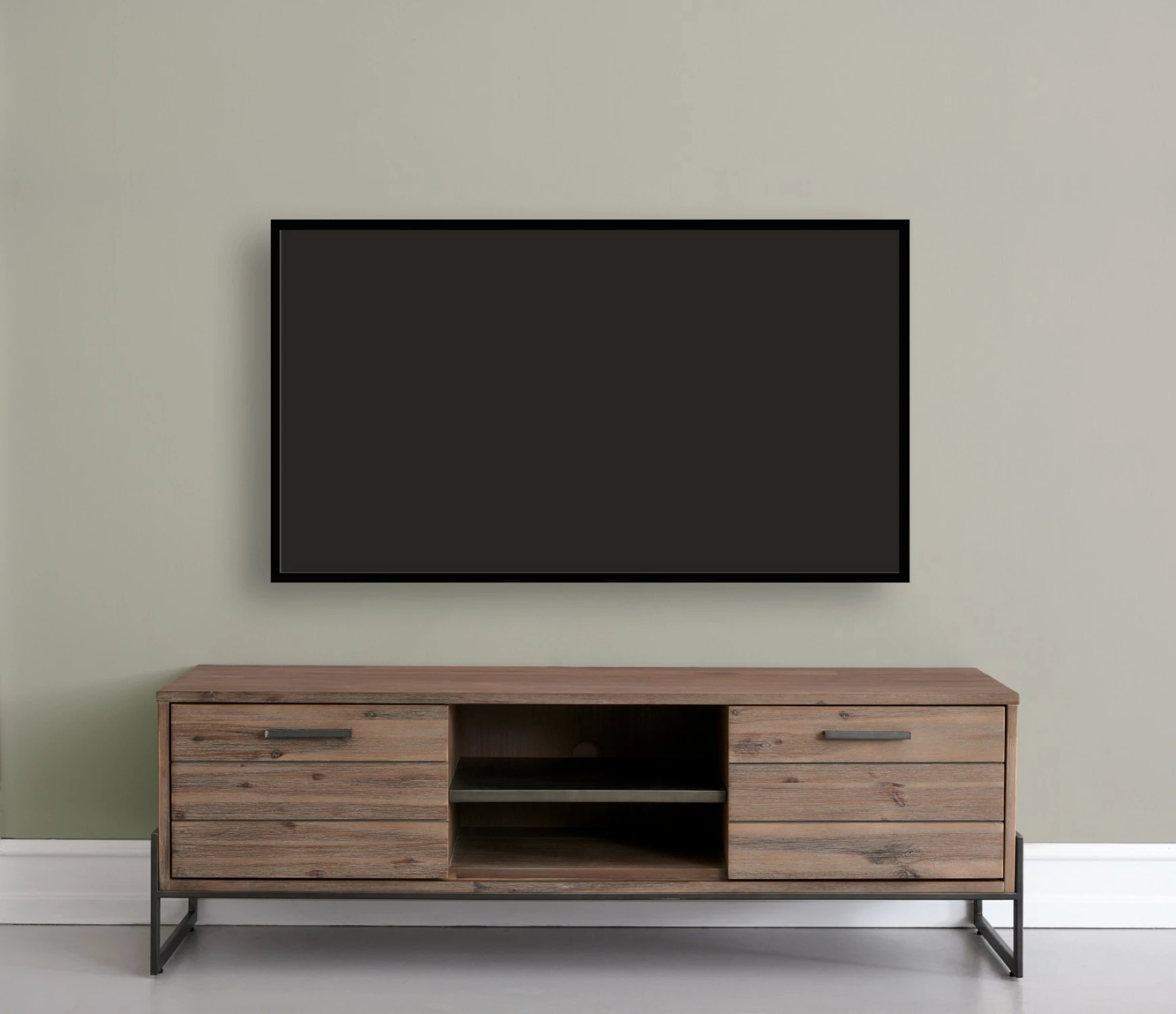 Ebuy24 Mallorca TV Tisch - Mallorca TV Tisch 2 Türen, 1 Einlegeboden braun. 4 Ebuy24 Mallorca TV Tisch - Mallorca TV Tisch 2 Türen, 1 Einlegeboden braun. – Bild 2