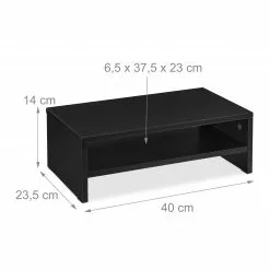 Relaxdays Monitorständer schwarz -Kommoden Verkäufe 2023 028587885ca441caacc115573d2ba798