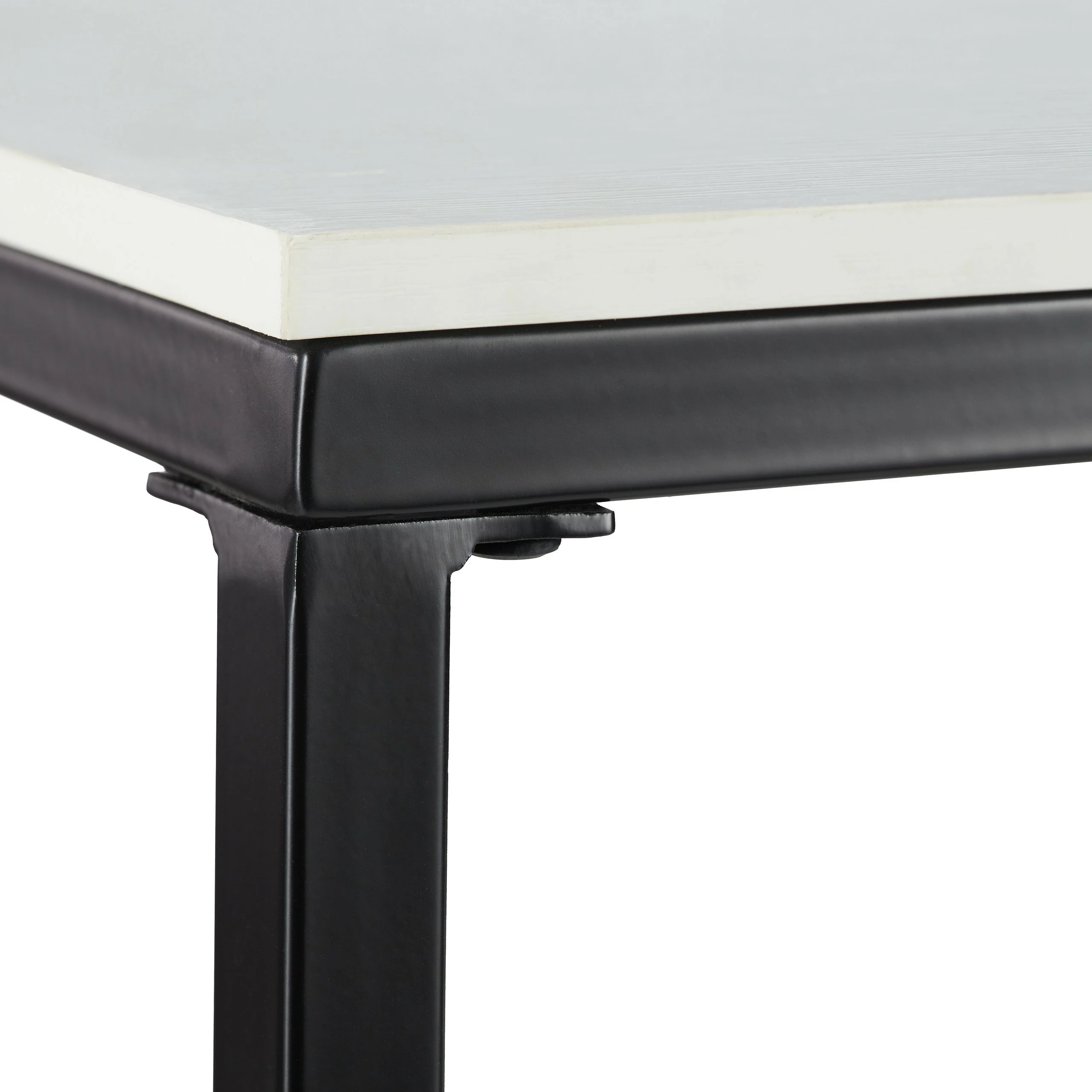 Relaxdays TV Lowboard weiß-schwarz 8 Relaxdays TV Lowboard weiß-schwarz – Bild 6