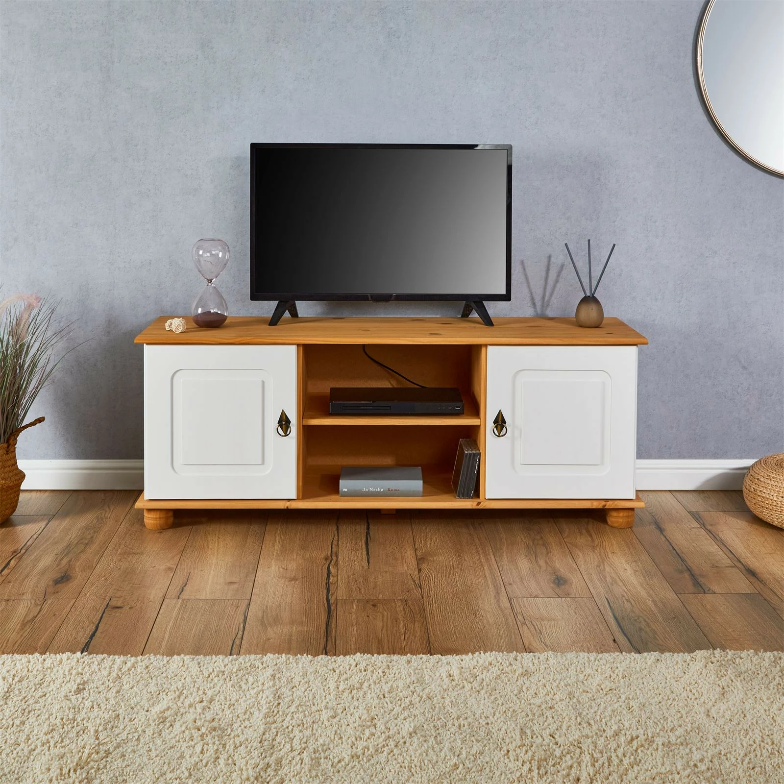 IDIMEX Lowboard BELFORTL - Weiß 5 IDIMEX Lowboard BELFORTL - Weiß – Bild 3