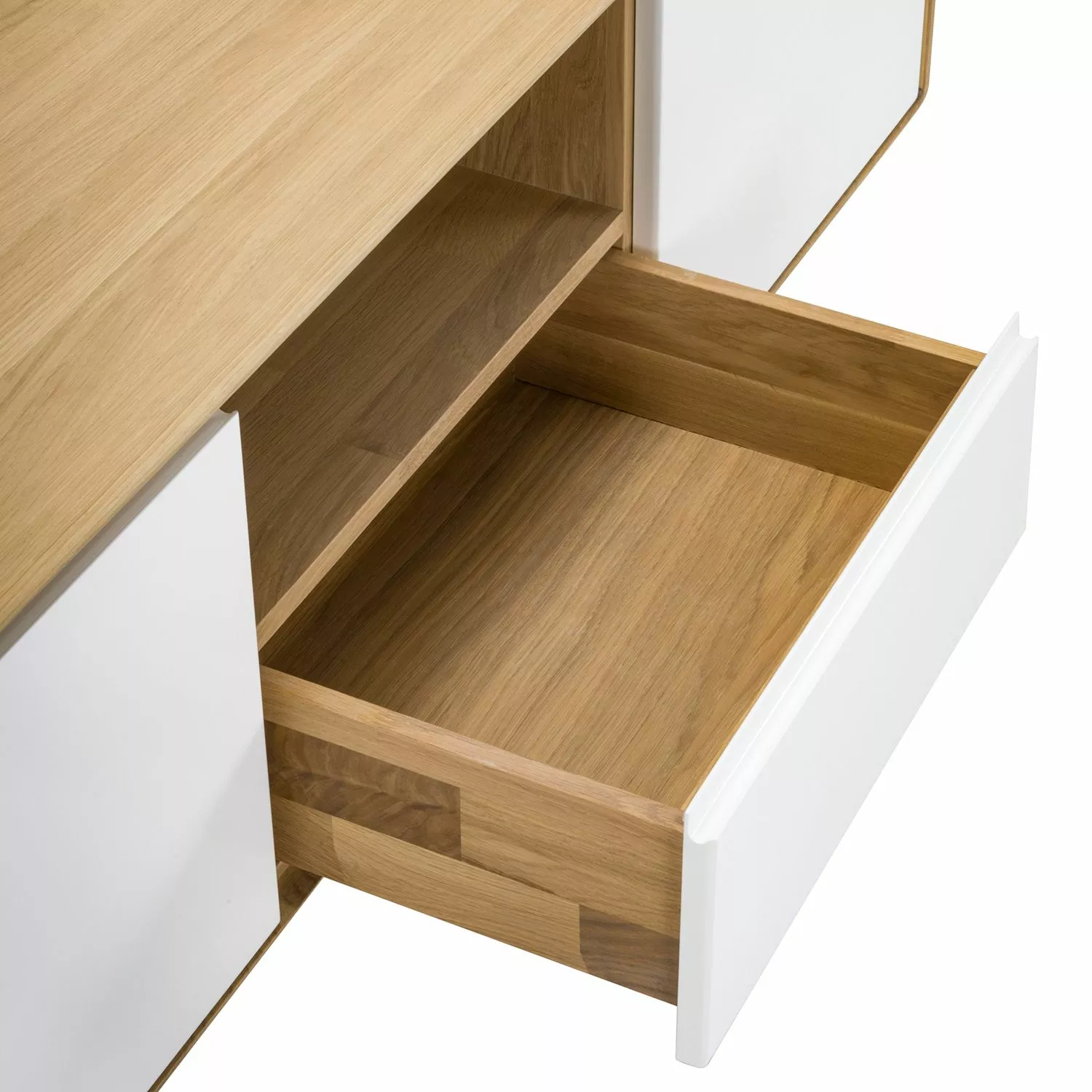 Studio Copenhagen TV-Lowboard Loca III - Weiß / Eiche 10 Studio Copenhagen TV-Lowboard Loca III - Weiß / Eiche – Bild 8