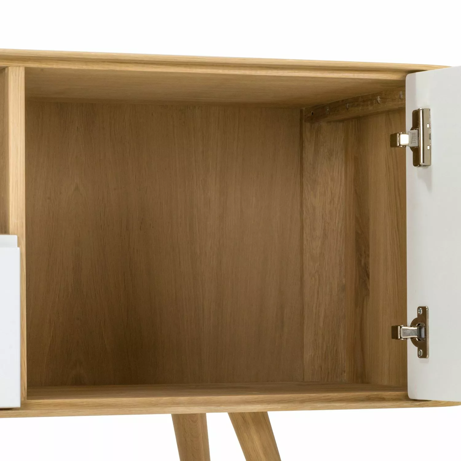 Studio Copenhagen TV-Lowboard Loca III - Weiß / Eiche 12 Studio Copenhagen TV-Lowboard Loca III - Weiß / Eiche – Bild 10