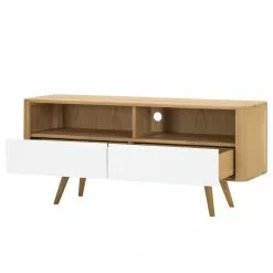 Studio Copenhagen TV-Lowboard Loca IV - Weiß / Wildeiche hell -Kommoden Verkäufe 2023 1000005416 50 GALLERYIMAGES P000000001000005416