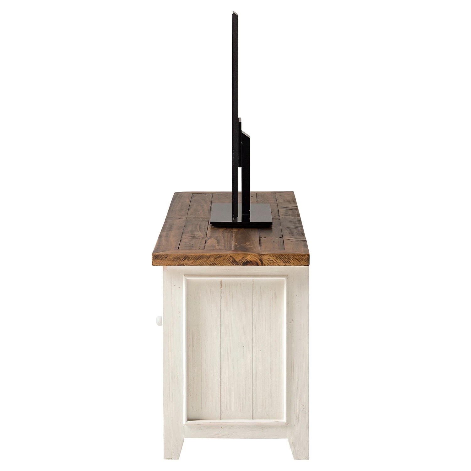 Maison Belfort TV-Lowboard Balignton - Weiß 6 Maison Belfort TV-Lowboard Balignton - Weiß – Bild 4