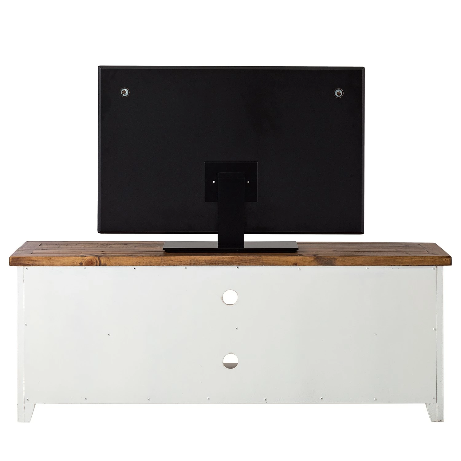 Maison Belfort TV-Lowboard Balignton - Weiß 8 Maison Belfort TV-Lowboard Balignton - Weiß – Bild 6