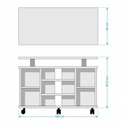 Maja Möbel TV-Rack Eutin - Eiche Sonoma Dekor 7 Maja Möbel TV-Rack Eutin - Eiche Sonoma Dekor -Kommoden Verkäufe 2023 1000057740 180809 08521607 GALLERYIMAGES P000000001000057740