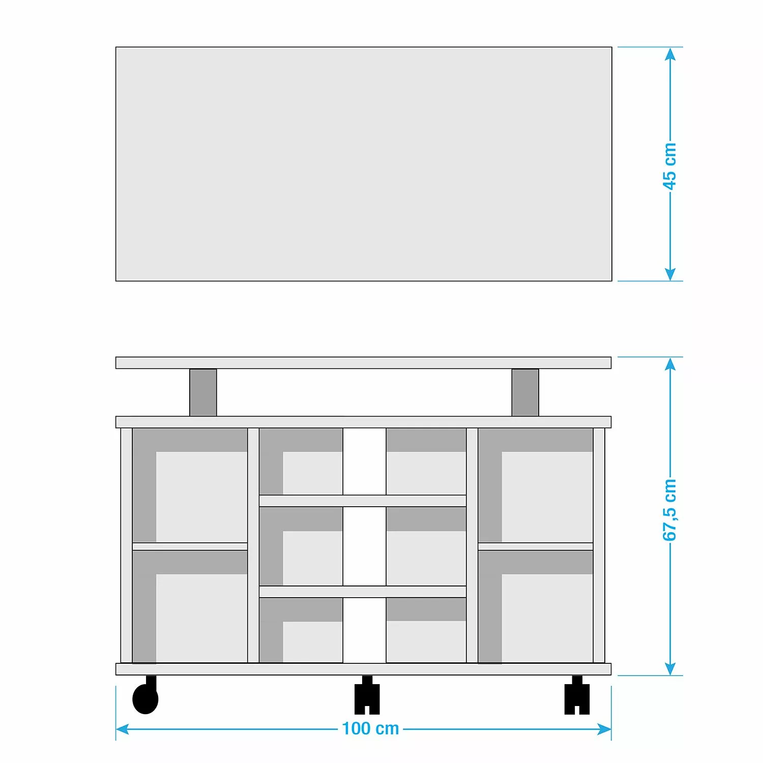 Maja Möbel TV-Rack Eutin - Eiche Sonoma Dekor 5 Maja Möbel TV-Rack Eutin - Eiche Sonoma Dekor – Bild 3