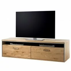 Ars Natura TV-Lowboard Lopburi II - Eiche Bianco teilmassiv
