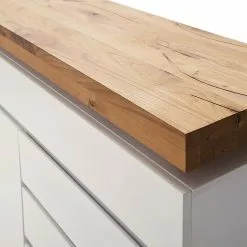 Fredriks TV-Lowboard Roble I (inkl. Beleuchtung) - Eiche / Matt Weiß -Kommoden Verkäufe 2023 1000064530 200811 13575000703 DETAILS P000000001000064530