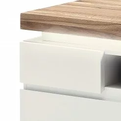 Fredriks TV-Lowboard Roble III - Inkl. Beleuchtung - Eiche / Matt Weiß -Kommoden Verkäufe 2023 1000064531 200811 13575700710 DETAILS P000000001000064531