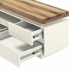 Fredriks TV-Lowboard Roble III - Inkl. Beleuchtung - Eiche / Matt Weiß -Kommoden Verkäufe 2023 1000064531 200811 13575800711 DETAILS P000000001000064531