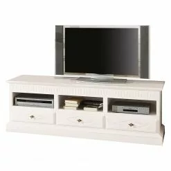 Ridgevalley TV Lowboard La Carlotta - Pinie massiv - Creme
