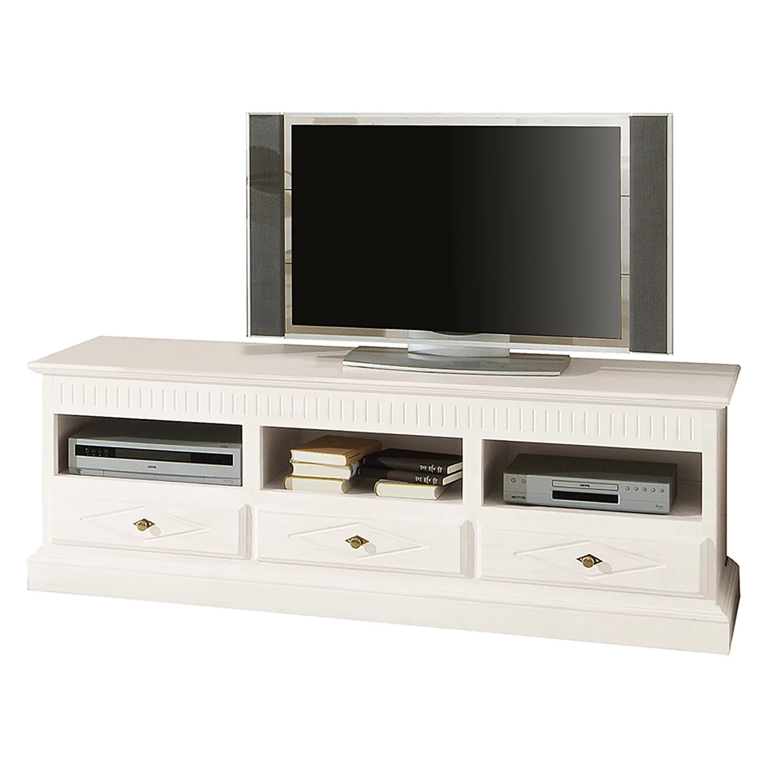 Ridgevalley TV Lowboard La Carlotta - Pinie massiv - Creme 3 Ridgevalley TV Lowboard La Carlotta - Pinie massiv - Creme