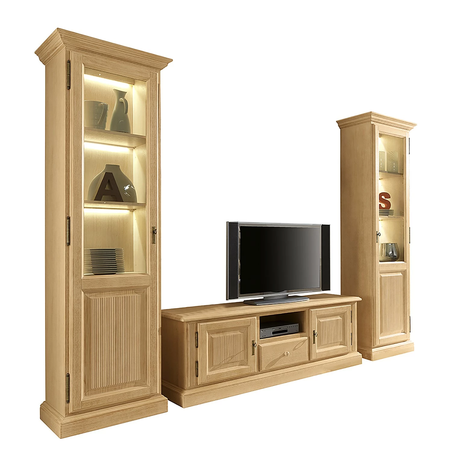 Ridgevalley TV Lowboard Breddin I - Pinie massiv 5 Ridgevalley TV Lowboard Breddin I - Pinie massiv – Bild 3