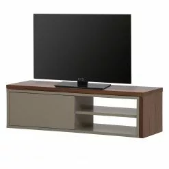 Temahome TV-Lowboard Echo - Grau / Walnuss