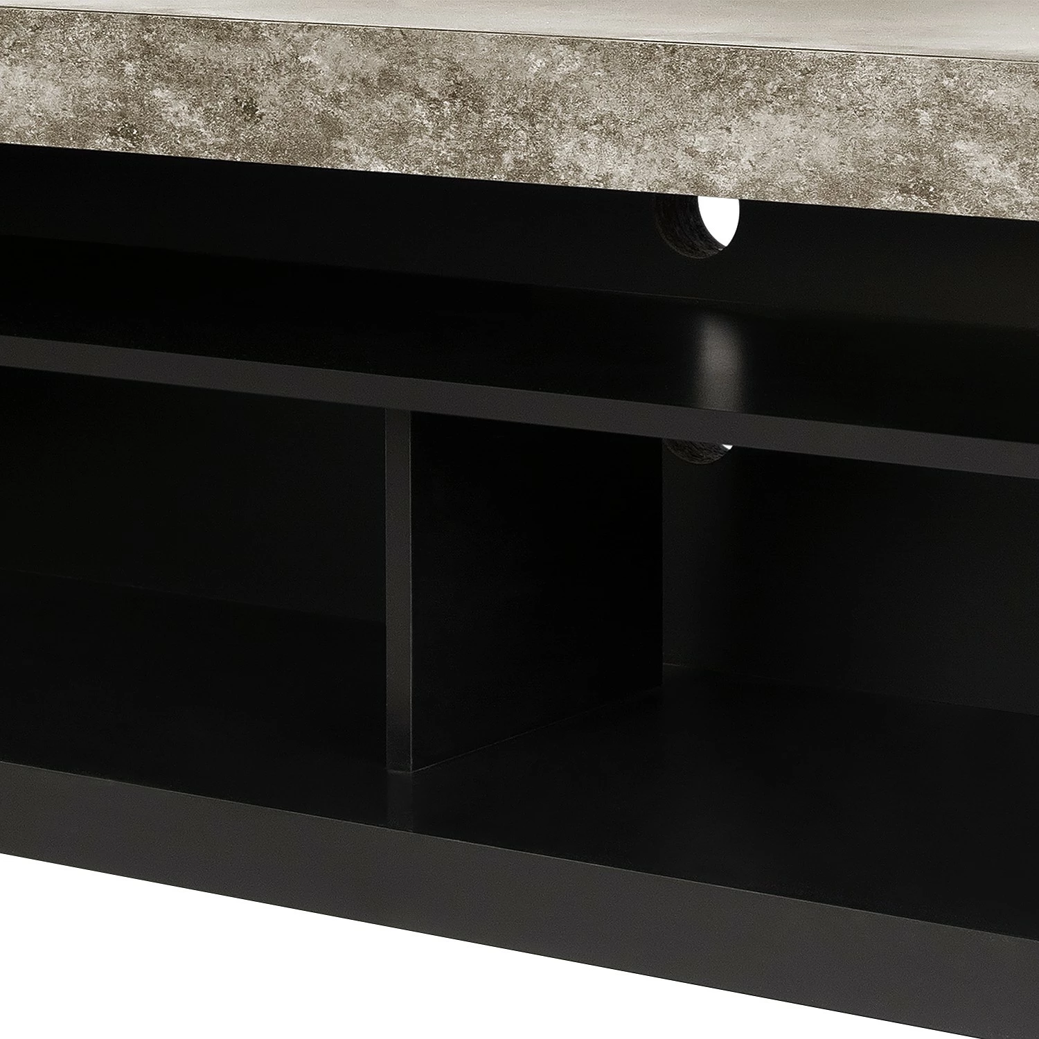 Temahome TV-Lowboard Detroit - Beton Dekor / Matt Schwarz 11 Temahome TV-Lowboard Detroit - Beton Dekor / Matt Schwarz – Bild 9
