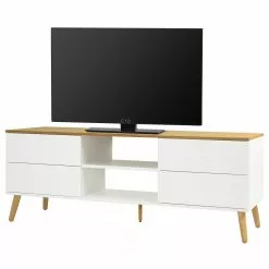 Tenzo TV-Lowboard Dot - Weiß