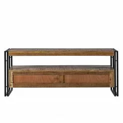 Wolf-Möbel TV-Lowboard Iron - Mango massiv / Eisen -Kommoden Verkäufe 2023 1000104115 190930 13342100038 DETAILS P000000001000104115