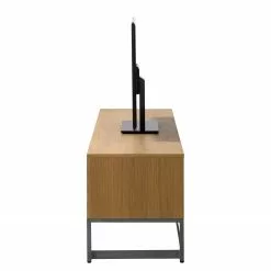 Ars manufacti TV-Lowboard Dharai - Echtholzfurnier / Metall - Eiche / Silber -Kommoden Verkäufe 2023 1000117170 180802 08243711 GALLERYIMAGES P000000001000117170