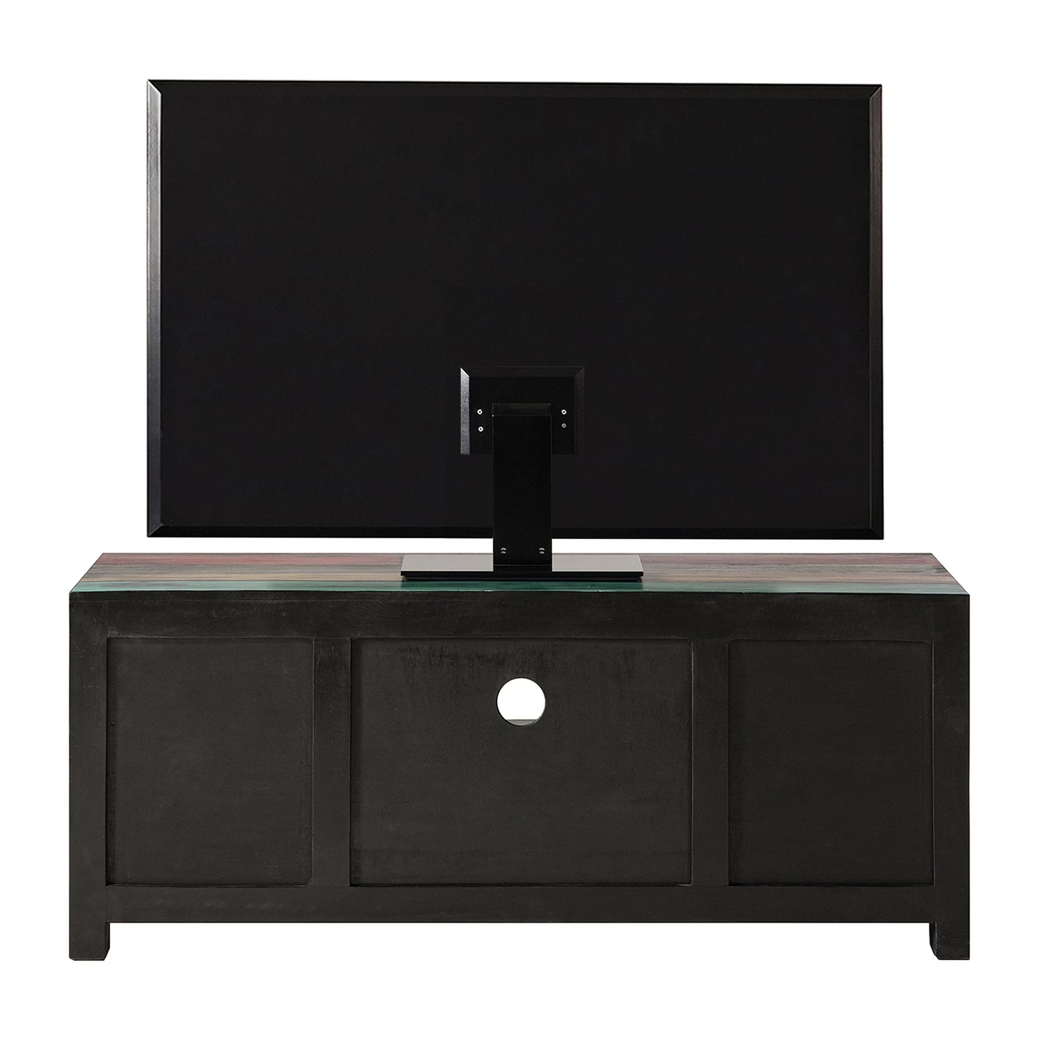 Wolf-Möbel TV-Lowboard Goa III - Mango teilmassiv - Mango Dunkelbraun / Blau 7 Wolf-Möbel TV-Lowboard Goa III - Mango teilmassiv - Mango Dunkelbraun / Blau – Bild 5