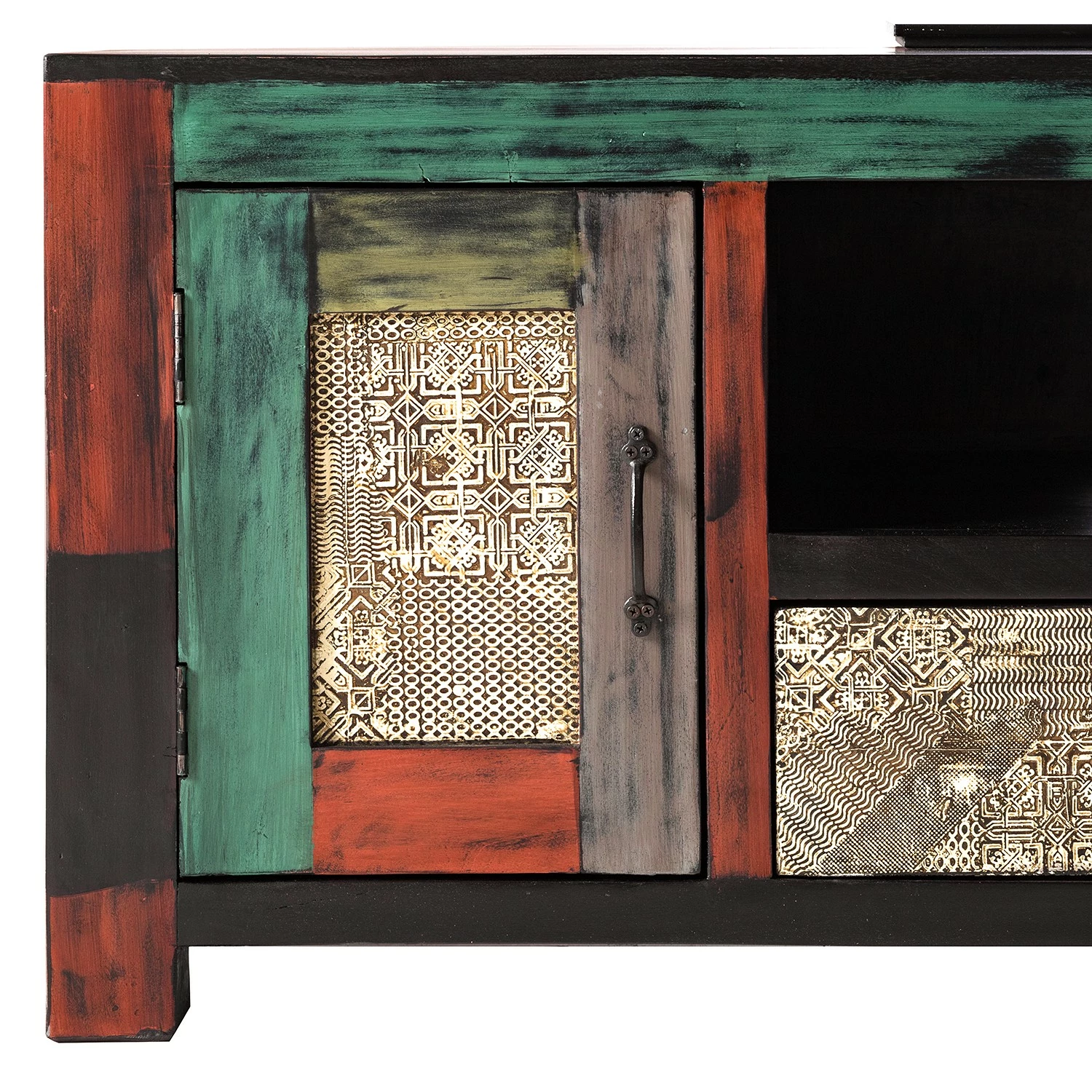 Wolf-Möbel TV-Lowboard Goa III - Mango teilmassiv - Mango Dunkelbraun / Blau 11 Wolf-Möbel TV-Lowboard Goa III - Mango teilmassiv - Mango Dunkelbraun / Blau – Bild 9