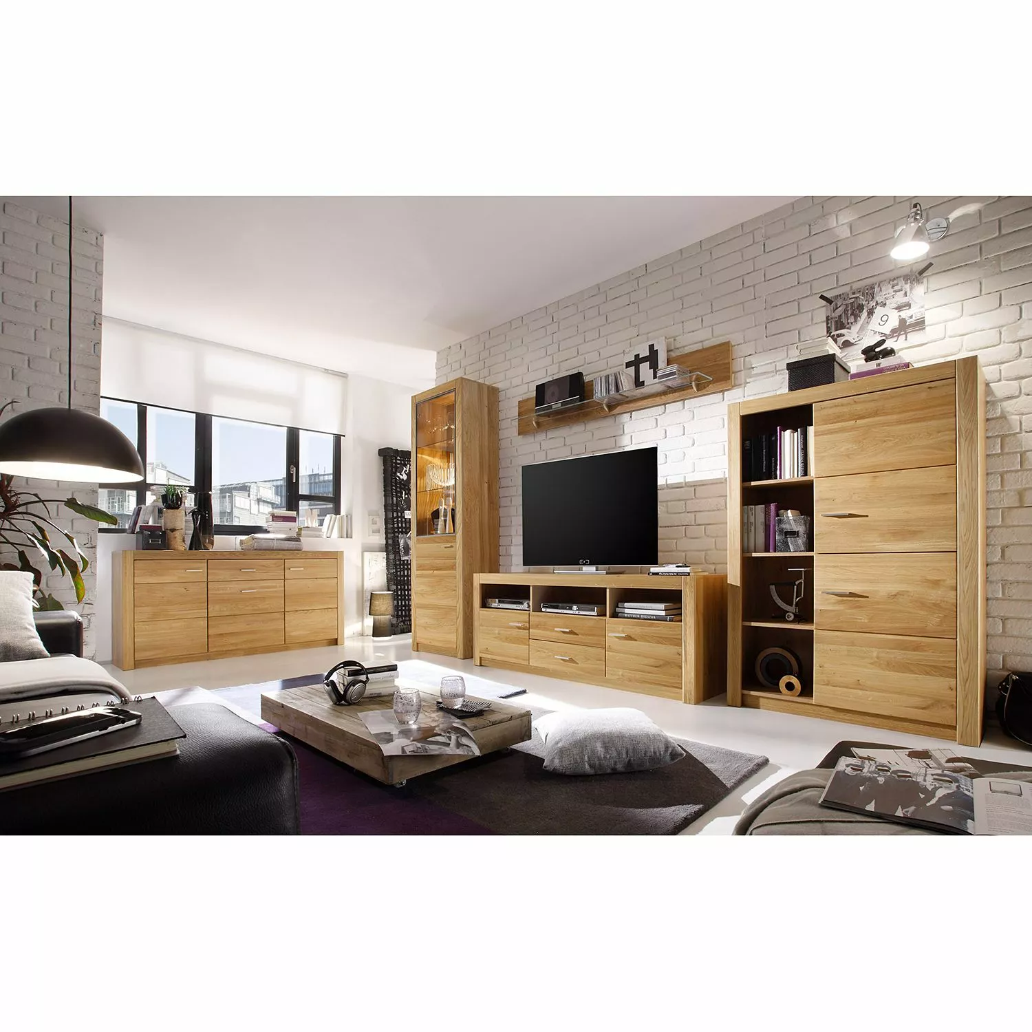 Naturoo TV-Lowboard Floriano I - Asteiche / Asteiche Dekor 4 Naturoo TV-Lowboard Floriano I - Asteiche / Asteiche Dekor – Bild 2