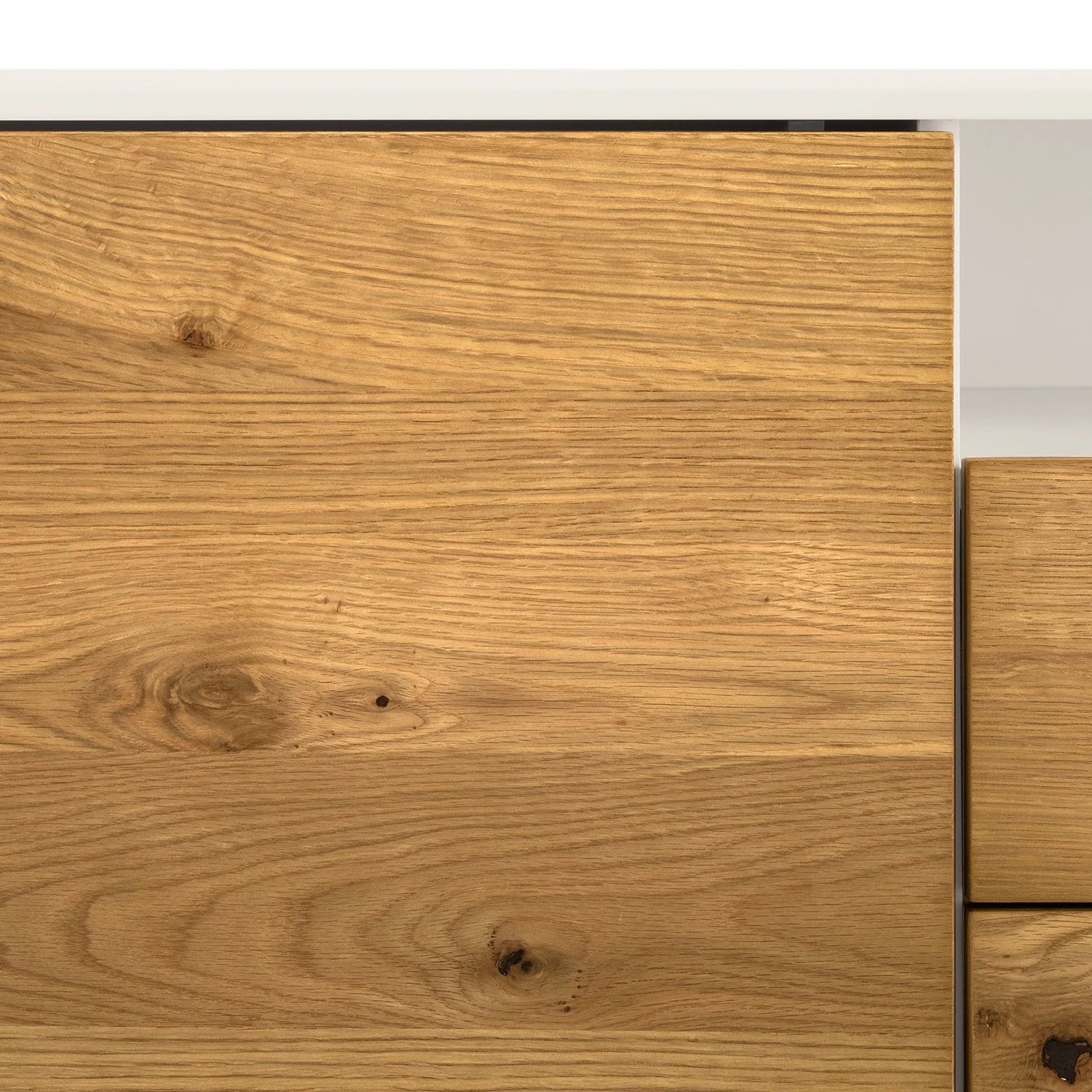 Mørteens TV-Lowboard Boge II - Asteiche / Matt Weiß 10 Mørteens TV-Lowboard Boge II - Asteiche / Matt Weiß – Bild 8