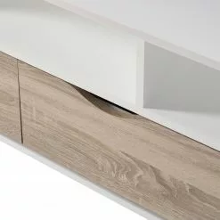 Mørteens TV-Lowboard Sunndal - Gummibaum teilmassiv - Weiß / Eiche Hell -Kommoden Verkäufe 2023 1000123474 190205 08104900007 GALLERYIMAGES P000000001000123474