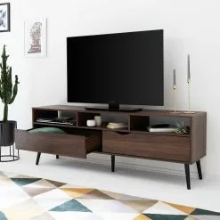 Mørteens TV-Lowboard Gjora III - Gummibaum teilmassiv - Walnuss -Kommoden Verkäufe 2023 1000123475 190321 17262600024 MOOD GALLERYIMAGES P000000001000123475 mood