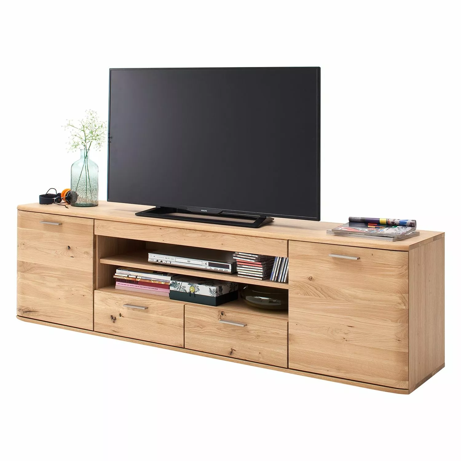 Naturoo TV-Element Kvilla II - Balkaneiche Bianco teilmassiv - Balkaneiche Bianco / Eiche Bianko 8 Naturoo TV-Element Kvilla II - Balkaneiche Bianco teilmassiv - Balkaneiche Bianco / Eiche Bianko – Bild 6