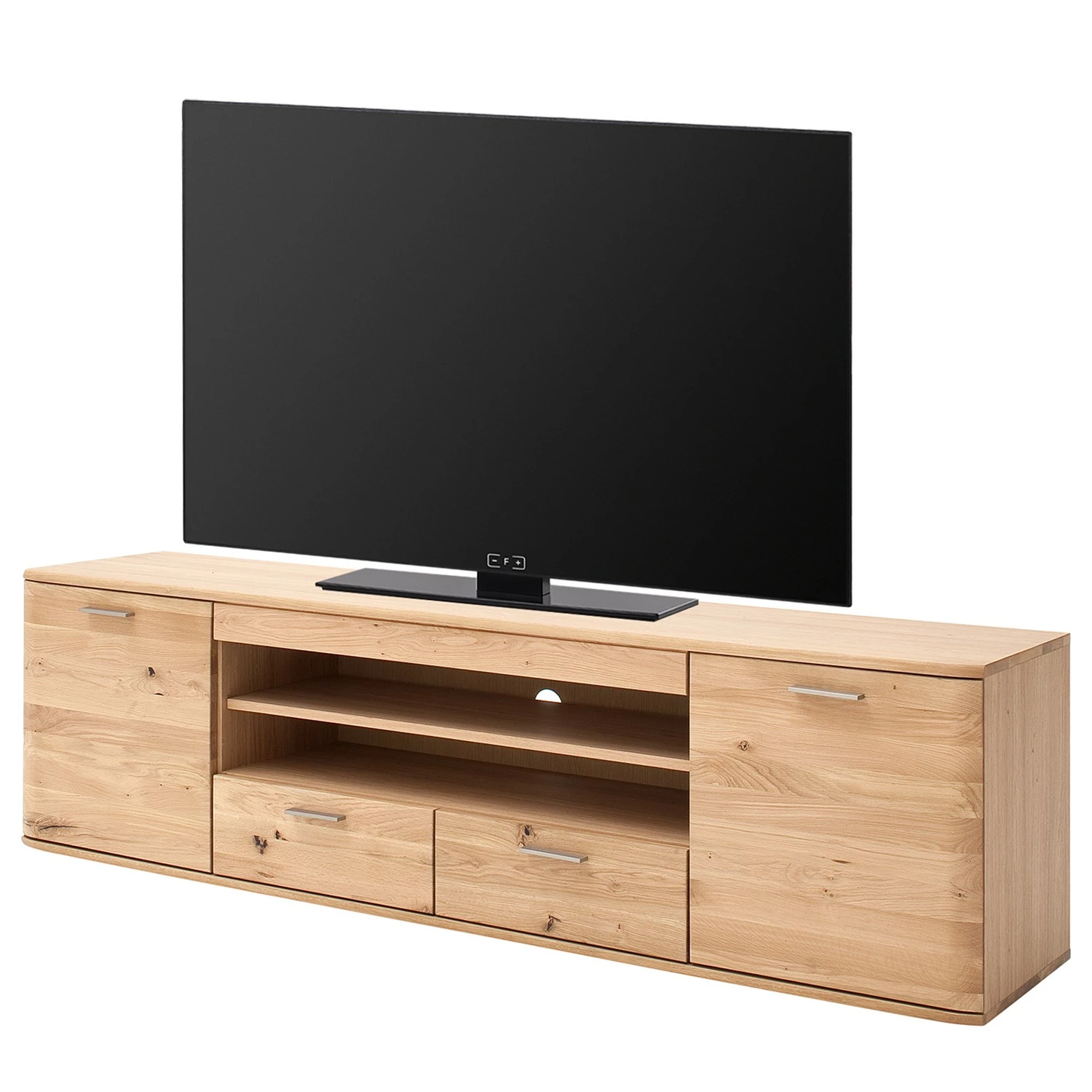 Naturoo TV-Element Kvilla II - Balkaneiche Bianco teilmassiv - Balkaneiche Bianco / Eiche Bianko 3 Naturoo TV-Element Kvilla II - Balkaneiche Bianco teilmassiv - Balkaneiche Bianco / Eiche Bianko