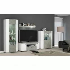 Fredriks TV-Lowboard Karlsburg - Weiß / Beton Dekor 8 Fredriks TV-Lowboard Karlsburg - Weiß / Beton Dekor -Kommoden Verkäufe 2023 1000128197 181018 10513109 MOOD GALLERYIMAGES P000000001000128197 mood