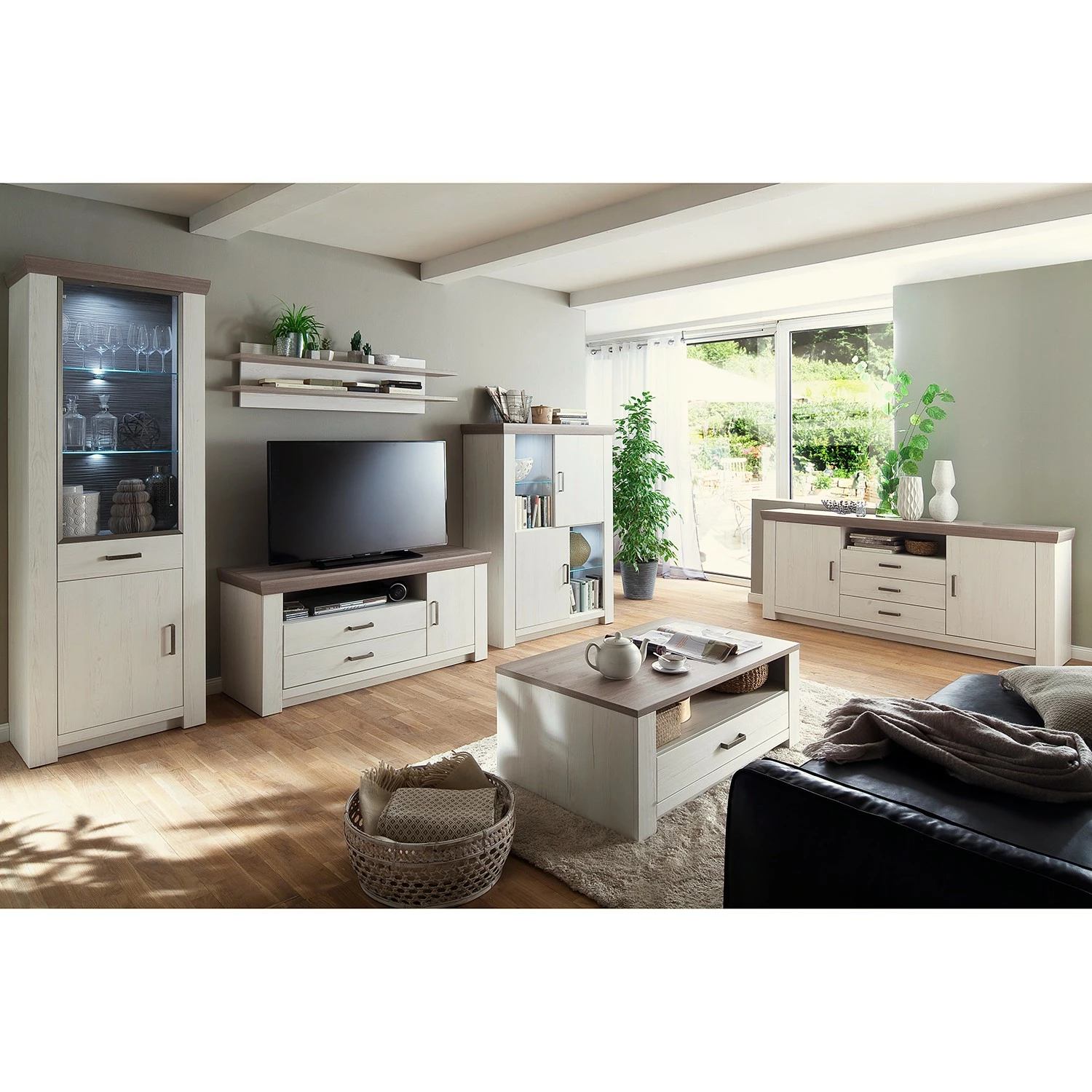 Ridgevalley TV-Lowboard Pontile I - Pinie Aurelio Dekor / Eiche Nelson Dekor 4 Ridgevalley TV-Lowboard Pontile I - Pinie Aurelio Dekor / Eiche Nelson Dekor – Bild 2