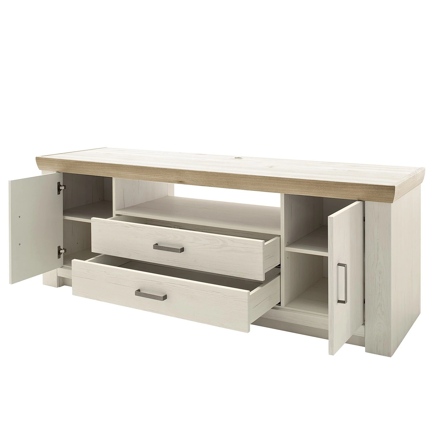 Ridgevalley TV-Lowboard Pontile II - Pinie Aurelio Dekor / Eiche Nelson Dekor 4 Ridgevalley TV-Lowboard Pontile II - Pinie Aurelio Dekor / Eiche Nelson Dekor – Bild 2