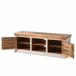 Maison Belfort TV-Lowboard Newhaven - Mango teilmassiv - Mango / Weiß -Kommoden Verkäufe 2023 1000128941 200122 18404100008 DETAILS P000000001000128941