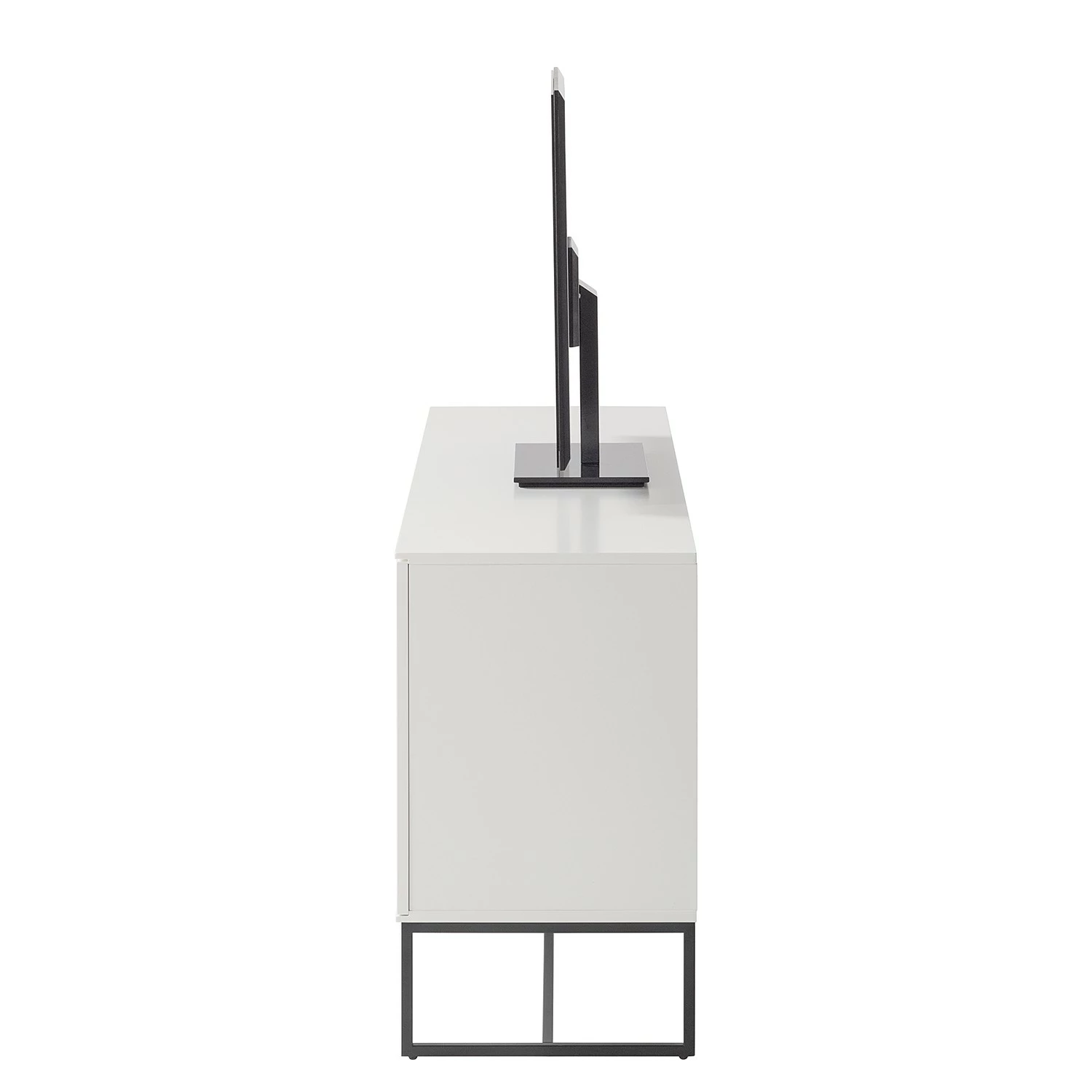 Fredriks TV-Lowboard Zaddy I - Weiß / Schwarz 17 Fredriks TV-Lowboard Zaddy I - Weiß / Schwarz – Bild 15