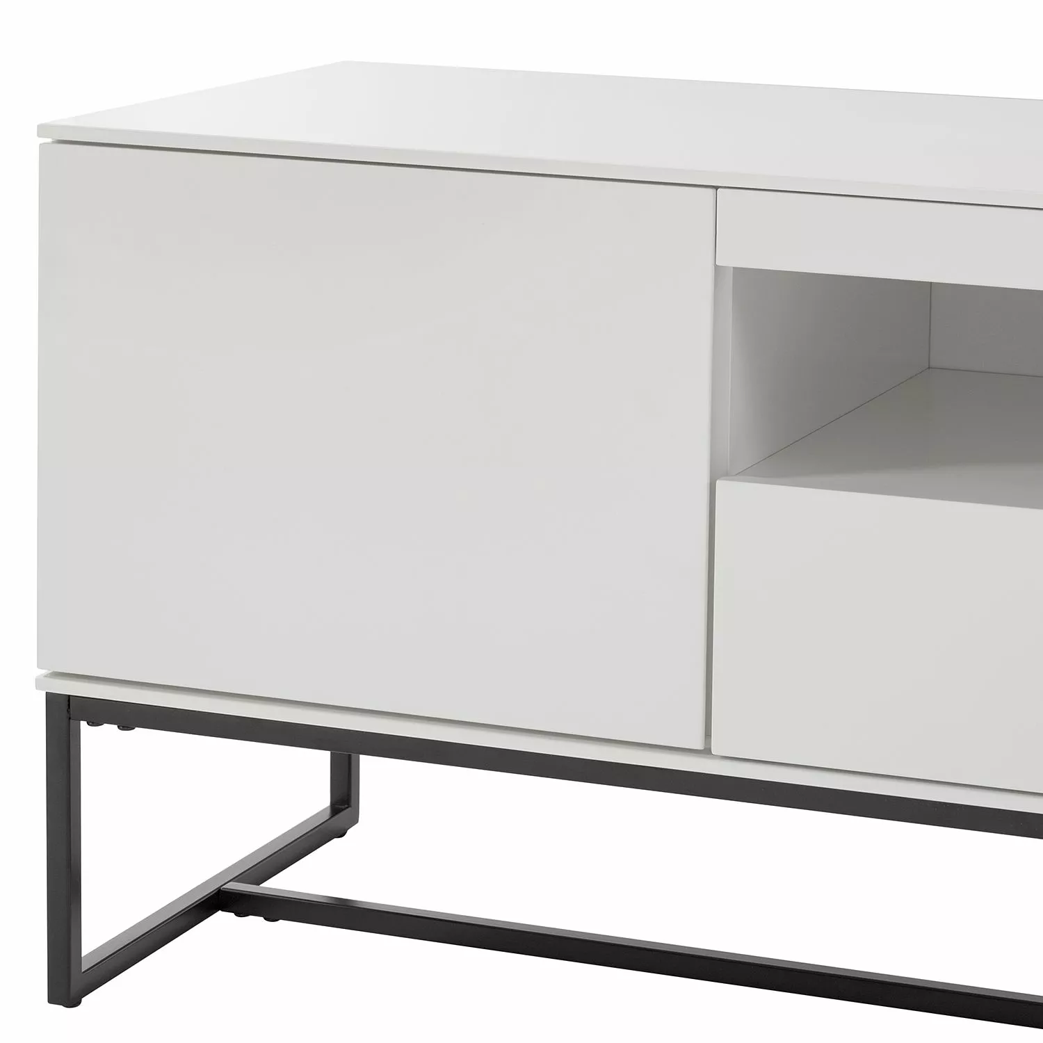 Fredriks TV-Lowboard Zaddy II - Weiß 12 Fredriks TV-Lowboard Zaddy II - Weiß – Bild 10