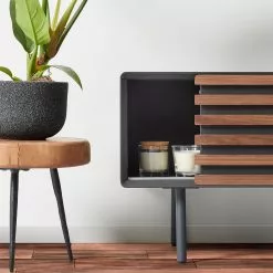 Norrwood TV-Lowboard Kipra II - Echtholzfurnier - Walnuss / Graphit -Kommoden Verkäufe 2023 1000150211 200429 06491800048 DETAILS P000000001000150211