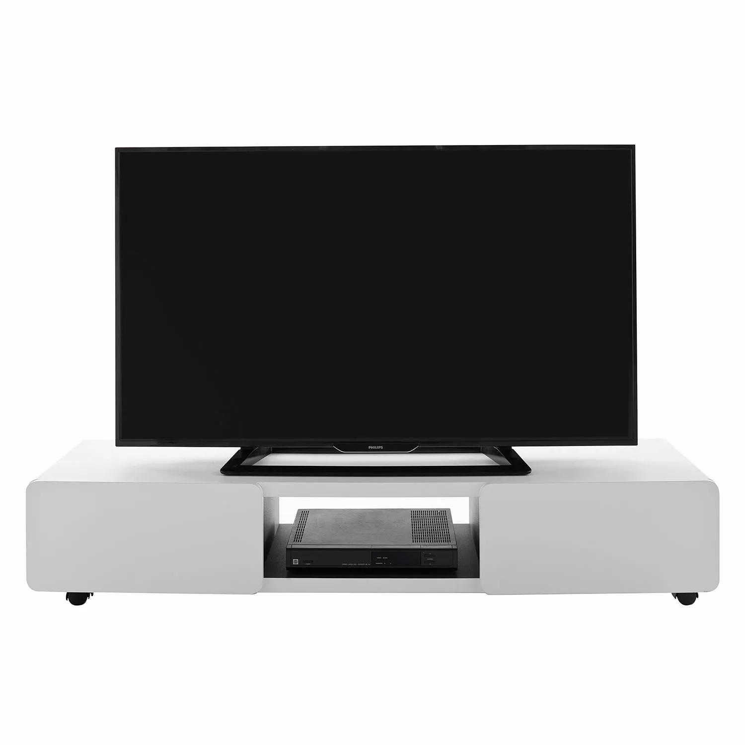 Loftscape TV-Element Lagunas - Weiß / Anthrazit 5 Loftscape TV-Element Lagunas - Weiß / Anthrazit – Bild 3