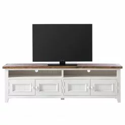 Maison Belfort TV-Lowboard Balignton - Kiefer massiv - Kiefer Weiß / Kiefer -Kommoden Verkäufe 2023 1000163970 211116 12494000134 DETAILS P000000001000163970