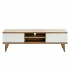 Norrwood TV-Lowboard Gyland II - Matt Weiß / Eiche Riviera Dekor -Kommoden Verkäufe 2023 1000163989 190307 08392100005 GALLERYIMAGES P000000001000163989