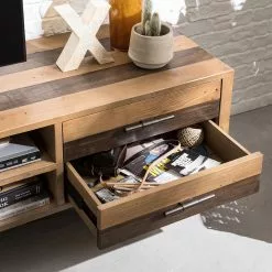 Ars manufacti TV-Lowboard Tamati III - Pinie massiv / Eisen - Pinie / Schwarz -Kommoden Verkäufe 2023 1000166778 200117 07273700003 DETAILS P000000001000166778