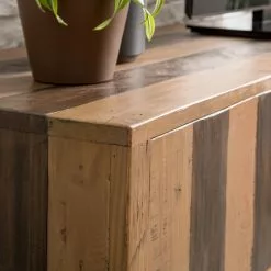 Ars manufacti TV-Lowboard Tamati III - Pinie massiv / Eisen - Pinie / Schwarz -Kommoden Verkäufe 2023 1000166778 200117 07273800004 DETAILS P000000001000166778