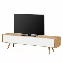 Studio Copenhagen TV-Lowboard Loca V - Wildeiche teilmassiv - Wildeiche - Breite: 180 cm - Tiefe: 42 cm