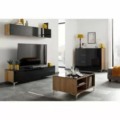 Maja Möbel TV-Lowboard Shino IV - Glas Schwarz / Eiche Riviera Dekor 11 Maja Möbel TV-Lowboard Shino IV - Glas Schwarz / Eiche Riviera Dekor -Kommoden Verkäufe 2023 1000170624 190418 12393900128 MOOD GALLERYIMAGES P000000001000170624 mood