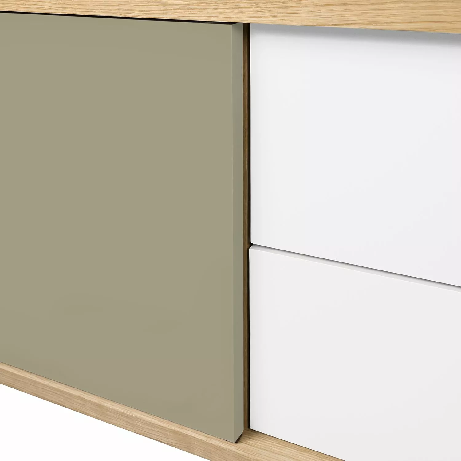 Temahome TV-Lowboard Noa III - Weiß / Steingrau 11 Temahome TV-Lowboard Noa III - Weiß / Steingrau – Bild 9