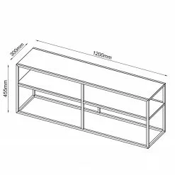 Norrwood TV-Lowboard Cascavel - Schwarz -Kommoden Verkäufe 2023 1000174098 190524 15511600050 GALLERYIMAGES P000000001000174098