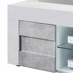 LC Spa TV-Lowboard Easy - Hochglanz Weiß / Beton Dekor - Breite: 138 cm 16 LC Spa TV-Lowboard Easy - Hochglanz Weiß / Beton Dekor - Breite: 138 cm -Kommoden Verkäufe 2023 1000178258 201029 08513600552 DETAILS P000000001000178258